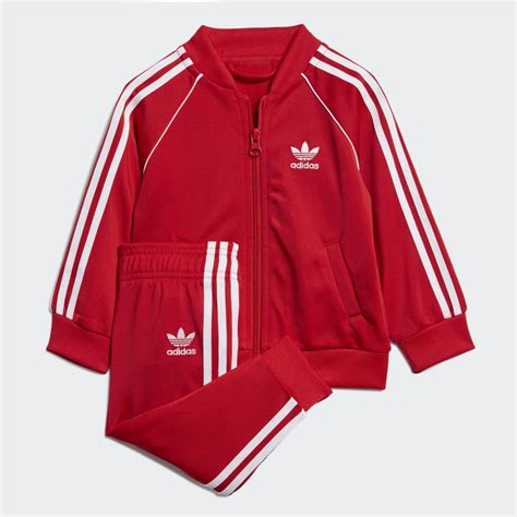 adidas originals sst anzug rot|Rote Trainingsanzüge .